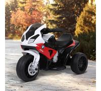 HOMCOM BMW S1000RR Licensed 6V Kids Electric Motorbike 3 Wheel Ride on Motorcycle w/Headlights Music for 18-36 Months, Red