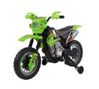 HOMCOM 6V Kids Child Electric Motorbike Ride on Motorcycle Scooter Children Toy Gift for 3-6 Years (Green) Green