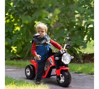 Homcom Electric Motorcycle with 3 Wheels, Red