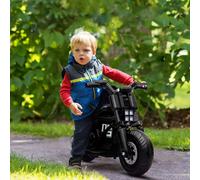 HOMCOM 6V Kids Electric Ride-on Motorcycle W/ Siren Horn Headlights Music, Black