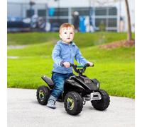 Homcom 6V Kids Electric Ride On Car For 18-36 Months Toddlers Black