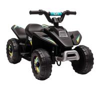 HOMCOM 6V Kids Electric Ride on Car Quad Toddler 18-36M Black