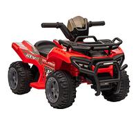 HOMCOM 6V Kids Electric Ride on Car Toddler Quad Bike ATV for 18-36 month Red