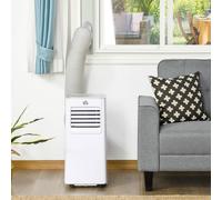 HOMCOM 7000 BTU Mobile Air Conditioner Indoor Portable AC Unit w/ RC, White