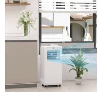 HOMCOM Portable Air Conditioner 7000 BTU, 3-in-1 Cooling, Fan & Dehumidifier Mode, Mobile Air Conditioning Unit with Digital Display, Remote Control, 24H Timer, Window Kit for Rooms up to 26㎡
