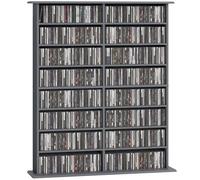 HOMCOM 720 CD/396 DVD Storage Unit, CD Storage Unit, Grey