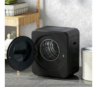 HOMCOM Vented Tumble Dryer 4kg Wet Laundry/2.5kg Dry Capacity 800W Black