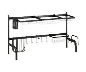 HOMCOM 801-286V00BK Drying Rack Black 309352 cm