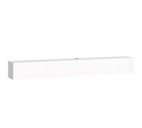 HOMCOM 80cm Floating TV Stand, Wall Mount TV Unit with Cable Management Hole, Fits up to 72" TV, White