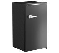 HOMCOM Under Counter Fridge 85L - Retro Freestanding Refrigerator with Chill Box, White