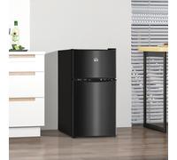 Homcom 88L Small Fridge Freezer With 5-Setting Thermostat, Inner Light