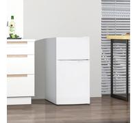 Homcom 88L Under Counter Fridge With 5-Setting Thermostat, White
