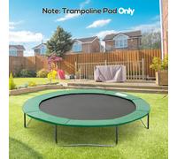 HOMCOM 8FT Replacement Trampoline Pad, Thick Foam Safety Cover, Green