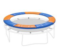 HOMCOM 8ft Trampoline Pad, No Holes for Pole, Yellow and Blue