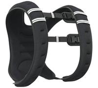 Homcom 8Kg Weighted Vest With Adjustable Straps, Pocket, Reflective Strips In Black Black