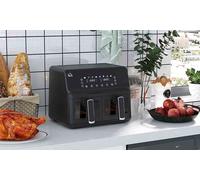 Homcom 8L Dual Basket Air Fryer
