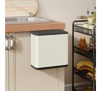 Homcom 8L Hanging Kitchen Bin, Rubbish Bin With Removable Bucket For Under Sink