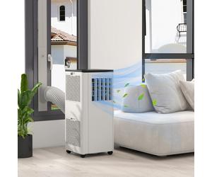 HOMCOM 9,000 BTU Portable Air Conditioner with App Control, Sleep Mode