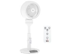 HOMCOM 9 Inch Height Adjustable Air Circulator Fan 70° Oscillating 9 Setting
