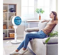 Homcom 9 Inch Height Adjustable Air Circulator Fan 9 Setting