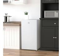 HOMCOM 91L Freestanding Under Counter Fridge - 47.5cm x 44.2cm x 84cm - 91L - White