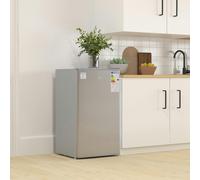 HOMCOM 91L Freestanding Under Counter Fridge - Grey - 47.5cm x 44.2cm x 84cm