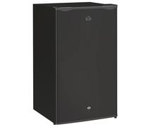 HOMCOM 91L Freestanding Under Counter Fridge with Lock Black