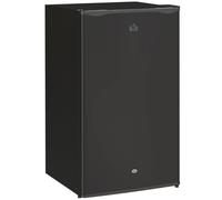 HOMCOM 91L Freestanding Under Counter Fridge with Lock Kitchen Appliances Black [EEK: E]