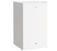 HOMCOM 91L Freestanding Under Counter Fridge with Lock White