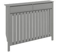 HOMCOM 93 x 119cm Modern Radiator Cover - Grey