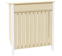 HOMCOM 93 x 88.5cm Rustic-Look Radiator Cover - Oak