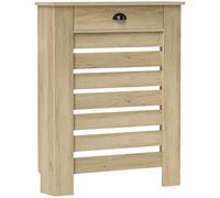 HOMCOM 95.5H x 78Wcm Radiator Cover, with Drawer - Oak