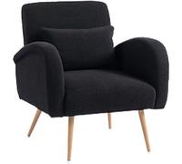 HOMCOM Accent Armchair Black 120 kg 83B-476V70BK 770 x 770 x 830 mm