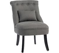 HOMCOM Accent Armchair Grey 150 kg 833-727V71CG 690 x 525 x 820 mm