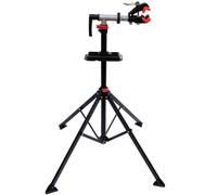 HOMCOM Folding Bike Repair Stand Cycle Bicycle Bike Stand For Maintenance Display Rack with Tool Tray, Height Adjustable