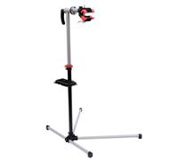 HOMCOM Bike Repair Stand Workstation, Bicycle Maintenance Workstand, Height Adjustable, with Tool Tray & 360° Rotating Adjustable Clamp for Home Mechanic Workshop