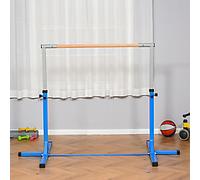 Homcom Adjustable Kids Gymnastics Bar with Steel Frame Blue