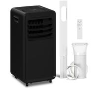 HOMCOM Air Conditioning Unit 10000 BTU, 4-in-1 Portable Air Conditioner with Remote Control, LED Display, 2 Speeds, Black