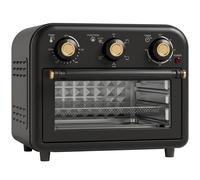HOMCOM Air Fryer Toaster Oven, Convection Countertop Oven, with Adjustable Temperature and Timer, 12 L, Black