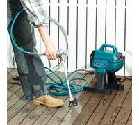 HOMCOM Airless Paint Sprayer, Wall Spray Gun for DIY Painting, 200 Bar