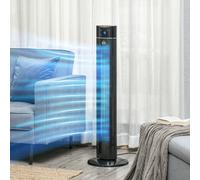 HOMCOM 42inch Tower Fan Black - Size: 109 x 21.5 x 21cm - Wilko