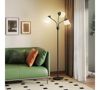 HOMCOM Arc Tree Floor Lamp with 3000K/4500K/6500K Colour Temperatures Black