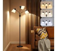 HOMCOM Arc Tree Floor Lamp with Light 155cm, Black