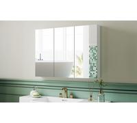 HomCom Arched Bathroom Mirror Cabinet: Style 2