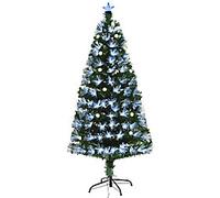 Homcom Artificial Christmas Tree Green 75.5 x 150 cm