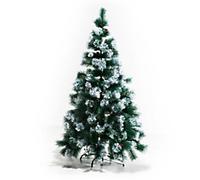 HOMCOM Artificial Christmas Tree Green, Snow Flocked 830-125 75 x 150 cm