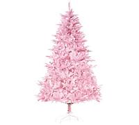 Homcom Artificial Christmas Tree Pink 75.5 x 150 cm
