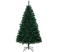 HOMCOM Artificial Christmas Tree with Hinged Design, 180cm Fir Tree