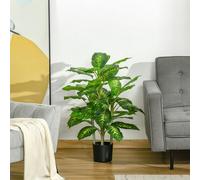 HOMCOM Artificial Evergreen Tree Fake Decorative Plant in Nursery Pot for Indoor Decor, 95cm