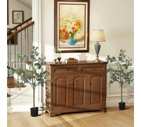 HOMCOM Artificial Plants, Faux Silk Eucalyptus Trees - Green - 120 - 2